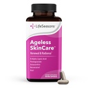 LifeSeasons Ageless Skincare - Anti Aging Supplement - Antioxidant Support - Moisturizes & Nourishes Skin - Acai Berry Astaxanthin Resveratrol R-Alpha Lipoic Acid & Pomegranate Extract - 90 Capsules