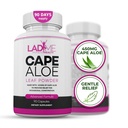 Pure Cape Aloe Herbal Laxative for Constipation Relief - Sağlıklı Bowel Hareketi - Doğal Kolon Temiz ve Detox Diyeter Supplement - Ladyme tarafından Kadınlar için Özel Olarak Tasarlandı - 90 Capsules