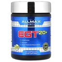 ALLMAX EGT20+ Athletic Performance and Recovery Supplement with L-Ergothioneine and Cordyceps, Antioxidant and Adaptogen Support, 30 Vegan Capsules