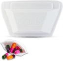 GMS Squeezable Pocket Pill Case - Small, hafif Pill Organizer Seyahat için ideal - Güvenli Tıplar - Kolay Fus-Free Access ile Sturdy Design - Pocket Dimensiond & Discreet