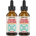 Liposomal Glutathione Liquid 2000MG – Συμπλήρωμα Αντιοξειδωτικής Αποτοξίνωσης για Γυναίκες & Άνδρες, Υπεράσπιση Γήρανσης, Ηπατική Λειτουργία & Ενέργεια, με Υαλουρονικό Οξύ + Αλόη Βέρα + Βιταμίνη C, Φυσικό & Vegan, 4 FL.OZ