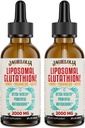 Liposomal Glutathione Liquid 2000MG – Kadınlar ve Erkekler için Antioksi Detox Supplement, Aging Defense, Liver Function & Energy, Hyaluronic Acid + Aloe Vera + Vitamin C, Natural & Vegan, 4 FL.OZ
