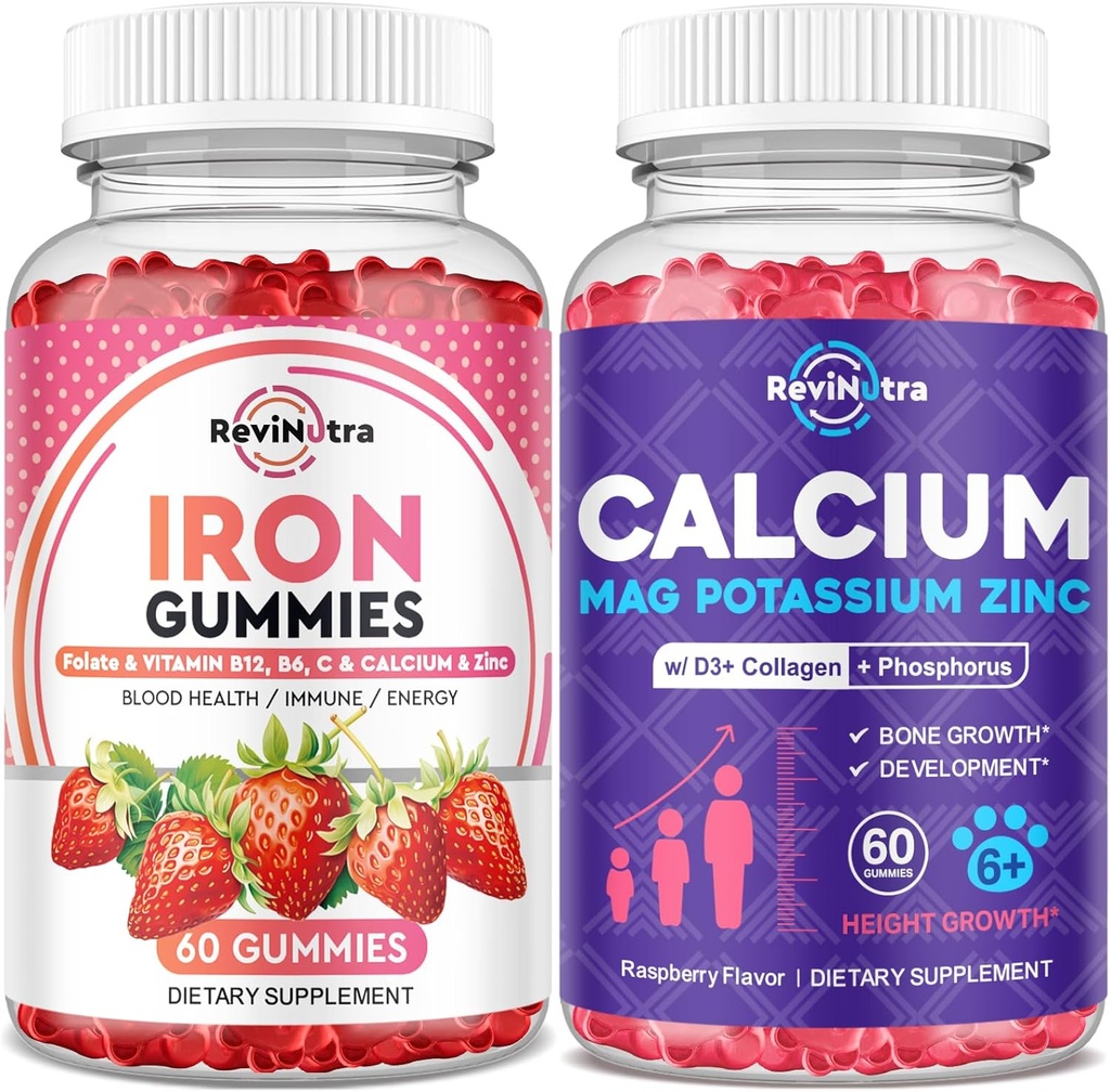 Σιδήρου Gummies συμπλήρωμα για ενήλικες & παιδιά 