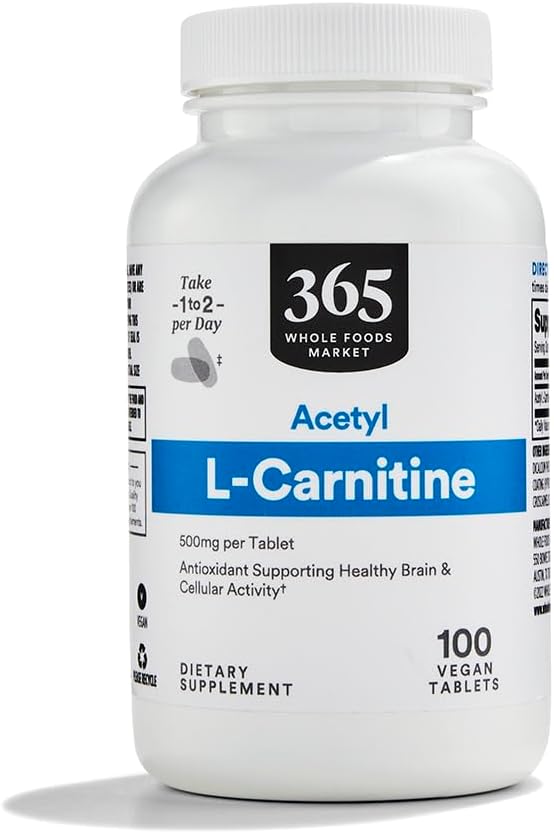 Tüm Gıdalar Pazarı, Acetyl L-Carnitine 500 mg, 100 ctt