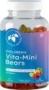Mountain Meadow Herbs Vita-Mini Bears for Children | Multivitamin with Biotin, Folic & Pantothenic Acid, Iodin, çinko | for Children's Health Development | Fruit Gummies, 60 ct.