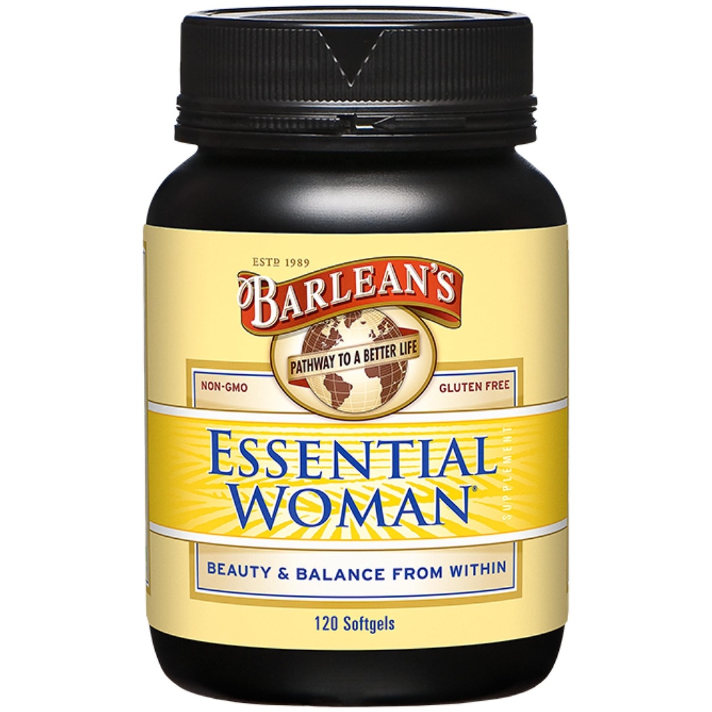 Barlean's Organic Oils Essential Woman, 120 Count Bottle