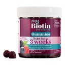 Saf Ürünler MyBiotin ProClinical Gummies - 3 Haftas & Fights Wrinkles - MB40X Biotin Matrix w/Astaxanthin - 40X Daha Fazla Adi Biotin 30 Berry Gummy Chews