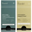 Perelel Conception Support Pack & Men's Multi Support Pack, Prenatal Multivitamin for Fertness Wellness & Daily Multivitamin for Men's Wellness, 60 Daily Pill Packs