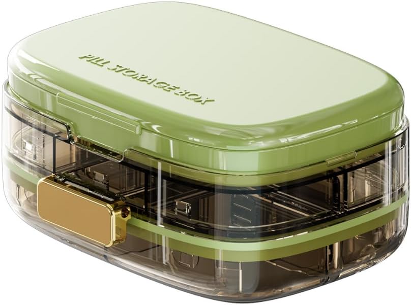 Pill, hem Ev hem de Seyahat için Büyük Pill Vakası (Green)