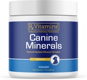Rx Vitaminleri Mineralleri - Köpekler için Temel Mineraller - Kalsiyum, Magnezyum Demir Tamam, K9 için Kemik ve Ortak Supplement, Immune Support - 16oz