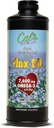 Cal's Flax Oil, Cold Pressed Flax tohum, Omega 3 Fatty Acid, Unrefined Flax Seed Oil, Pure Flax Seed Oil Liquid Supplement for Common, Skin, and Heart Health Support - 32 ozz