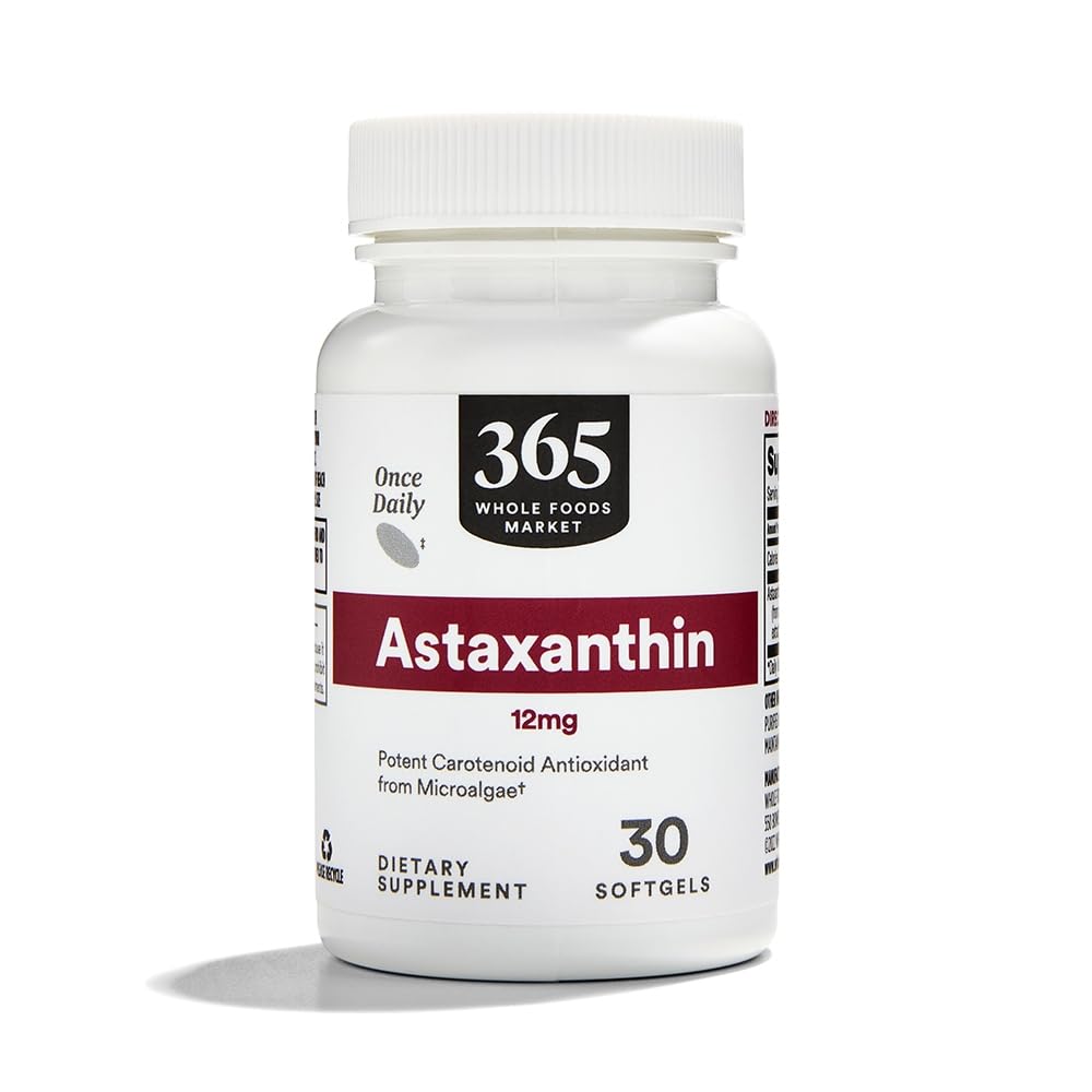Tüm Gıdalar Pazarı, Astaxanthin 12mg, 30 ct