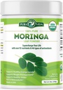 PURA VIDA MORINGA Toz Organik Tek Kökeni - Premium 100% Leaf Toz, USDA Organik Moringa Oleifera, Moringa Leaf Toz - Parlaklar ve Tarifler için Mükemmel. 8 oz.