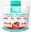 Granite Supplements Vaso Blast, Cherry Lime Flavor, Stimulant-Free Pre Workout for Men & Women with Grapeseed Extract, Arginine Nite, & VasoDrive-AP for Max Pump (20 Servisler)