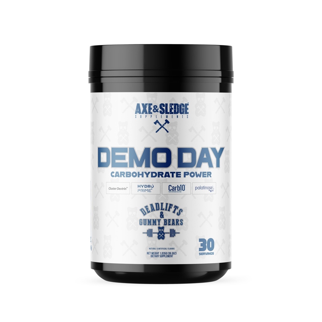 Axe & Sledge Demo Day Intra-Workout Carbohydrate Powder | 25g Carbs | Carbohydrate Supplement Powder | Enhances Performance, Pumps, & Recovery | 30 Servings, DLGB
