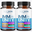 10In-1 Immune Support Supplement: Immune ATMs for Yetişkinler & Kids Daily Immunity Defense with Key Immune System Vitamins çinko, C ve D, Plus Elderberry, Quercetin, Echinacea & More, 60 Caps