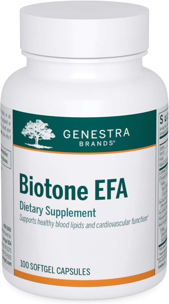 Genstra Brands Biotone EFA | Essential Fatty Acid Supplement | 100 Capsules