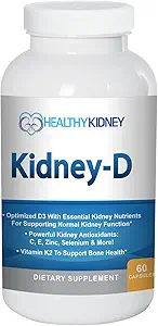 Kidney-D Kidney Supplement. D Kidney Desteği için Vitamind. D3 ve 7 Kidney Sağlık ve Daha Fazlası için Tasarlanan 7 Çocuk Vitamini ve Nutrients