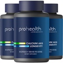 ProHealth, Ca AKG Supplement (Alpha Ketoglutarate) (2 Capsule hizmet başına 1000 mg, 60 Capsules). Hücre Enerji, Metabolik Fonksiyonlar ve Sağlıklı Ağlama Süreçleri (3 Paket)