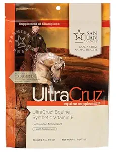 UltraCruz - -516051 Atlar için Ek Sentetik Vitamin E Supplement, 1 lb, Toz (28 Gün Supply)
