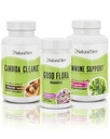 NaturalSlim Candida Cleanse Support Supplements Sche - Candiseptic Kit Anti Overgrowth, Gut & Colon Cleansing 242 Capsules Total - 28 Days Cleansing Program Formulated by Frank Suarez (1 Pack)