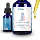 PranaPets Immunity Blend Supplement for Dogs & Cats | Naturally Helps Relieve Fatigue & Weakness in Pets | Promoting Increased Energy, Normal Appetite & Immune Support (59ml)