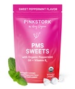 Pink Stork Organik PMS Gençler ve Kadınlar için Sweets Destek - Basit & Doğal Malzemeler B6 ve Peppermint - Dönem, Digestion, Bloating, Mood Swings - 30 Drops
