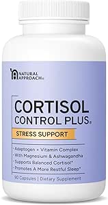 Kadınlar ve Erkekler için Cortisol Supplement - High Cortisol Manager to Support Relaxation, Calm, Restful Sleep & Detox - Ashwagandha, Magnezyum, Rhodiola, Magnolia & More - ABD Üretildi - 90 Capsules