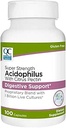 Ποιότητα επιλογή Digestive Υποστήριξη Acidophilus με Citrus Pectin – 100 κάψουλες – Καθημερινή προβιοτική φόρμουλα με Citrus-Derived Fiber – Easy-to-Swallow Κάψουλες