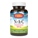 Carlson - NAC, N- Acetyl Cysteine, 500mg, Ηπατική Υγεία, Ανοσολογική Λειτουργία, Αντιοξειδωτικό, 120 κάψουλες χορτοφάγων