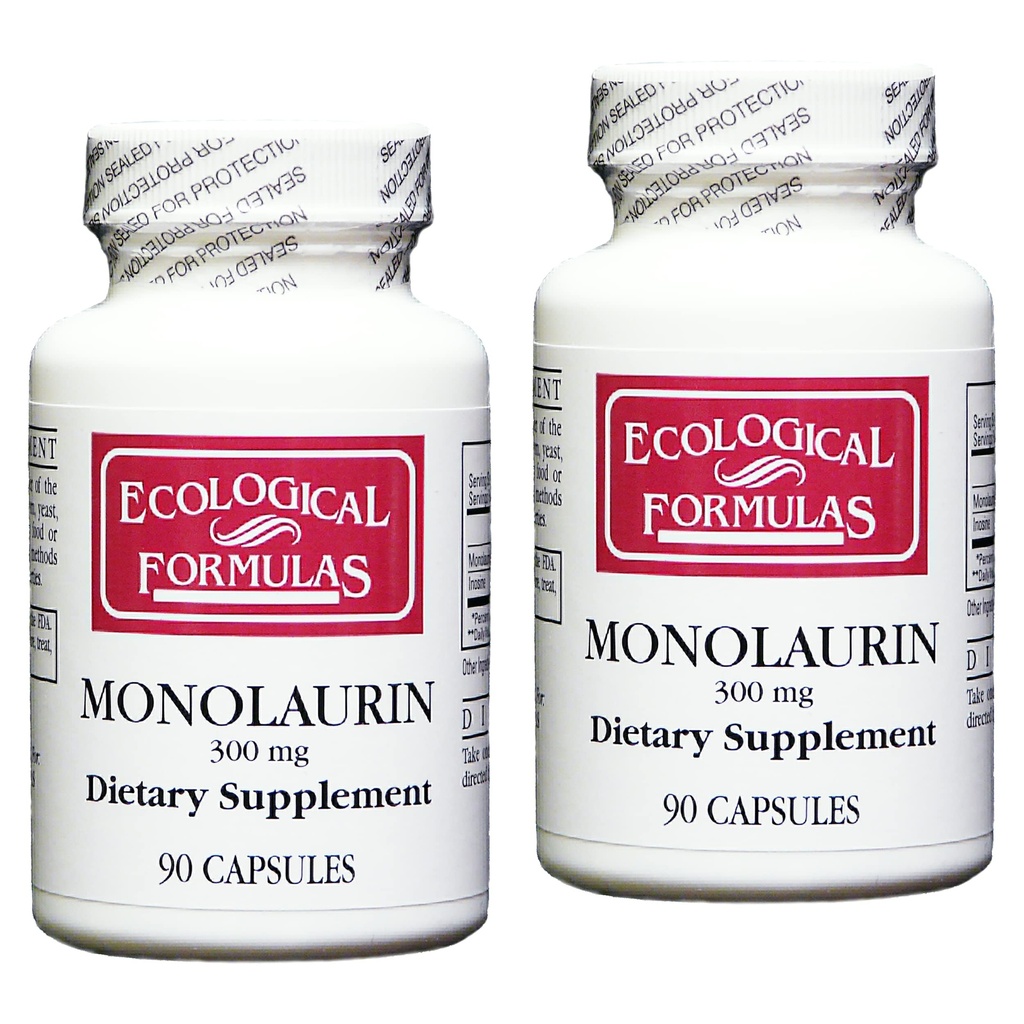 Ecological Formulas Monolaurin 300 mg Tamper Resistant Ship Pack 180 Capsules
