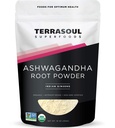Terrasoul Superfoods Organik Ashwagandha Root Toz, 1 Lb - Stres Adaptojen | Uykuyu Geliştirebilir | Kalite için Test Edilebilir