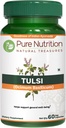 Pure Nutriton Tulsi Extract 708mg - 60 Caps (Extract Equiv. to 2585mg Basil Leaf Powder) with Eugenols and Ursolic Acid 