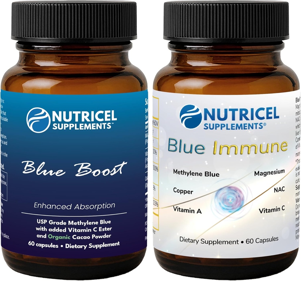Nutricel μεθυλένιο μπλε κάψουλες - ενίσχυση και ανοσοποίηση (2 πακέτο προϊόντων)