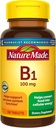 Nature Made Vitamin B1 100mg, Συμπλήρωμα διατροφής για την υποστήριξη του μεταβολισμού ενέργειας, 100 δισκία, 100 ημέρες προσφοράς.