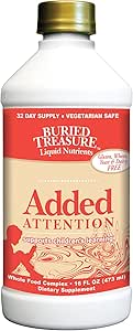 Buried Treasure - Added Attention - Childrens Learning Support 16 oz - 3 Pack