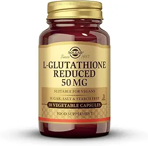 Solgar L-Glutathione Sebze Capsules, 50 Mg, 30 Count