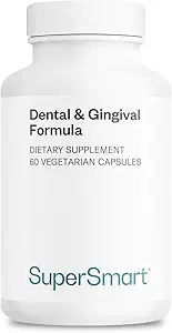 SuperSmart - Dental & Gingival Formula (Patented) - Oral Care Supplement - TEES-10 | Non-GMO & Vegan - 60 Vegetarian Capsules
