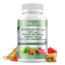 Seylon Cinnamon ile birlikte SPEOPLE Berberine Supplement - 120 Kont Berberine 1500 mg Activates AMPK & GLP-1 Berberina HCL Bitter Melon & Natural Herbs for Immune Support /Energy