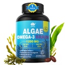 Omega 3 Fish Oil Softgels with DHA 720mg EPA 360 mg, Vegan Algae Science 2:1 Beyin Göz Için Oran, Bitki bazlı Sustainable Sourced Omega 3 Supplement, Fish Oil Alternative 1200 mg, No Fish Taste, 120Cts