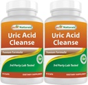 Erkekler ve Kadınlar için En İyi Doğal Uric Acid Cleanse Vitamins - 90 Veggie Capsules (90 Kont)