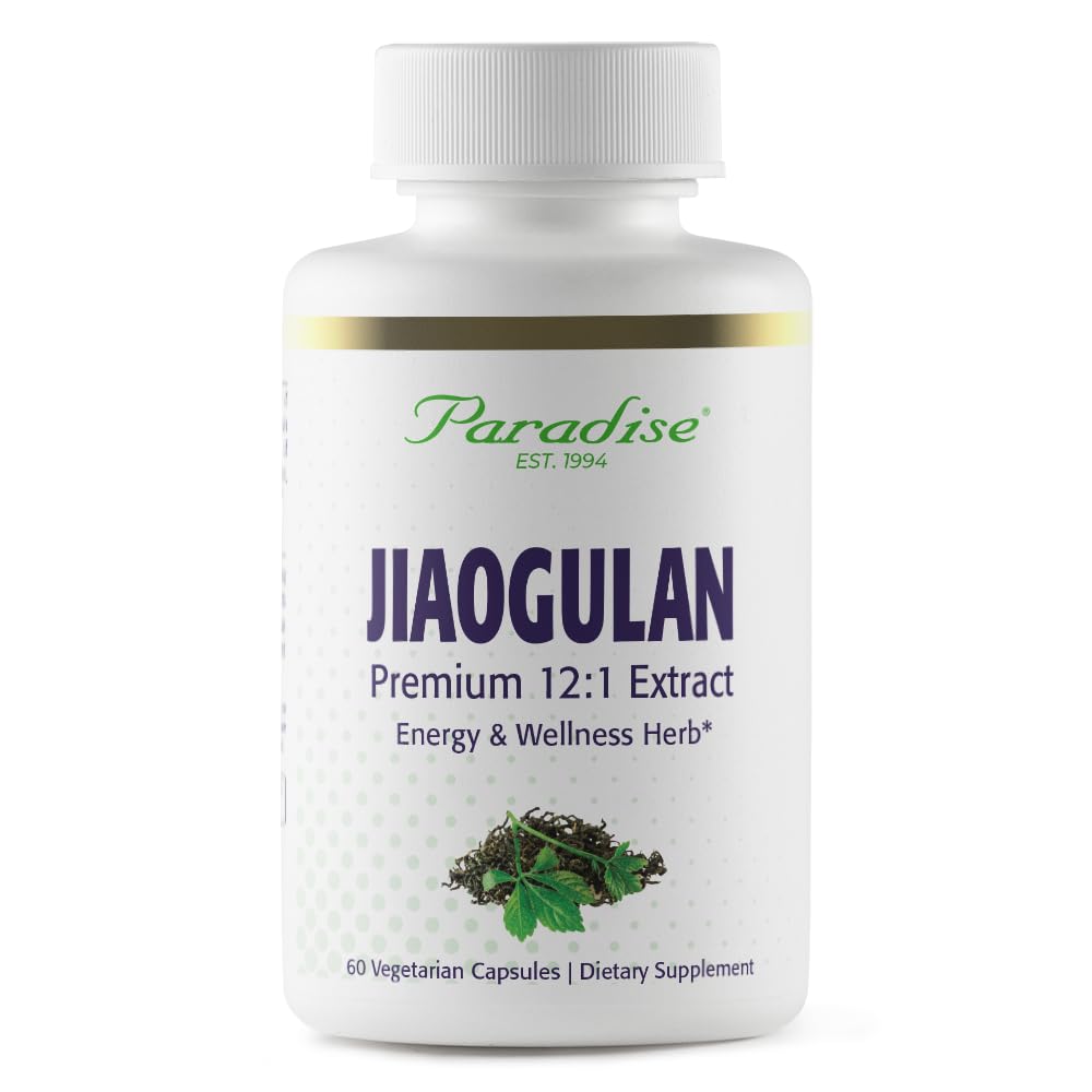 Cennet Herbs Jiaogulan, Vital Energy Adaptogen, Active Whole Spectrum, Super Potent, Ultra Pure, Vegan, Non-GMO, Gluten Free 60 Vegetarian Capsules