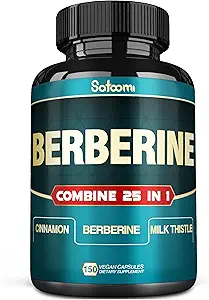 Satoomi 25in1 Berberine Supplement - Berberine Hcl - Ceylon Cinnamon - Süt Butle ve Daha Fazla