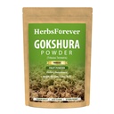 HerbsForever Gokshura(Tribulus Terrestris) Powder Fruit -for Vitality, Urinary Health Muscle Mass- Wild Harvested -Non GMO, Vegan- 2X Potency | Ultra Clean |NO Sand & Mud| Steam Sterilized|16oz-1LBS