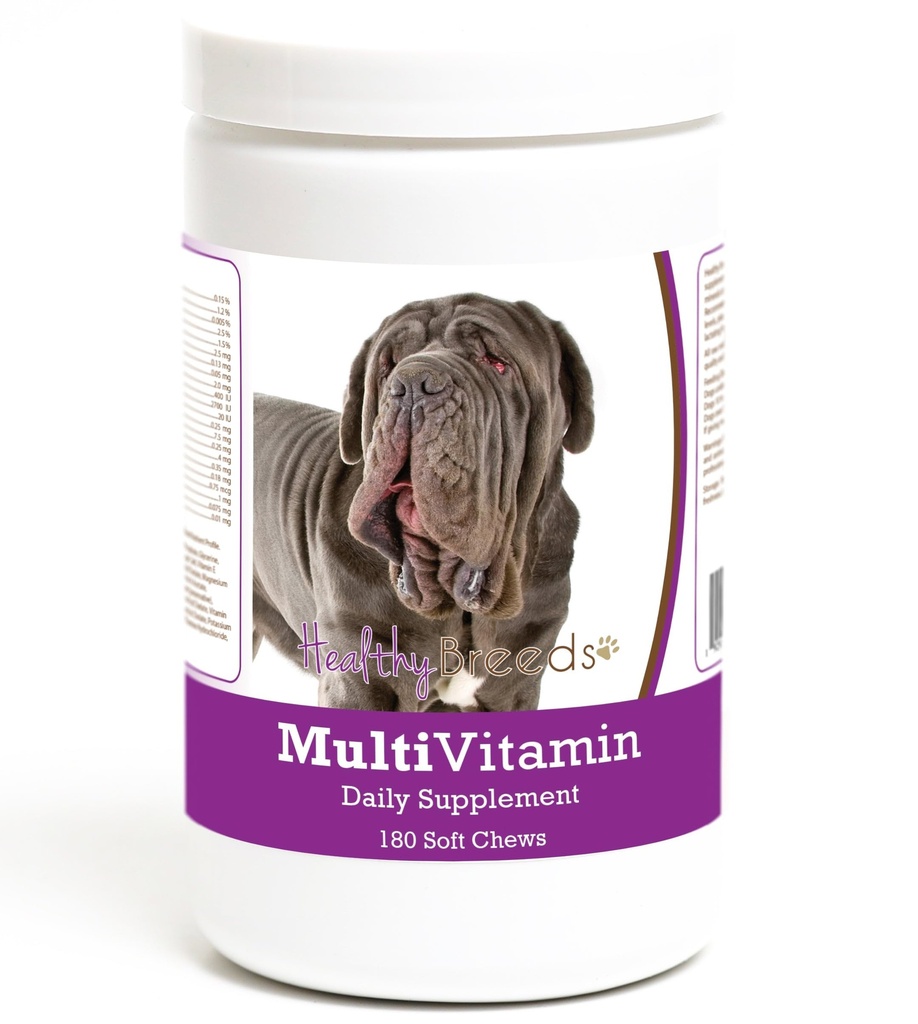 Healthy Breeds Neapolitan Mastiff Multivitamin Soft Chew for Dogs 180 Count