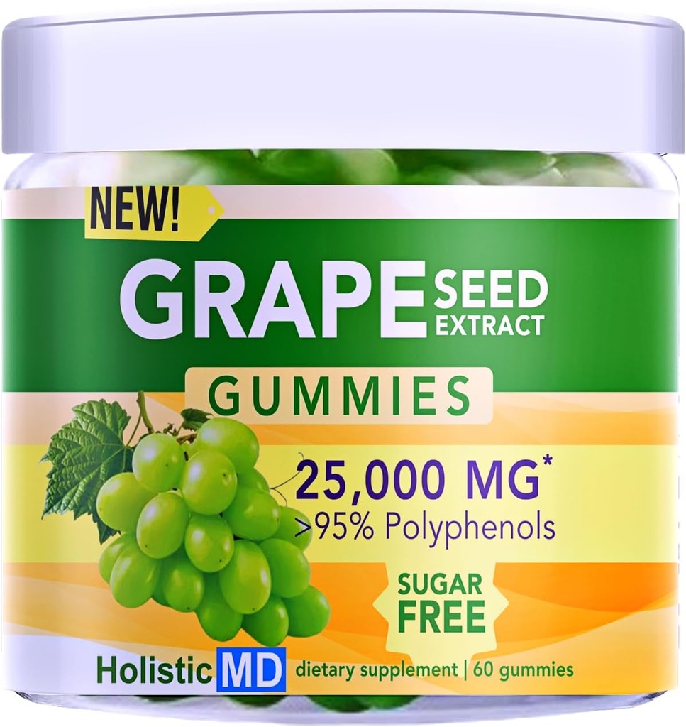Gummyes εκχύλισμα σπόρων σταφυλιών 25,000 mg 50x Original 