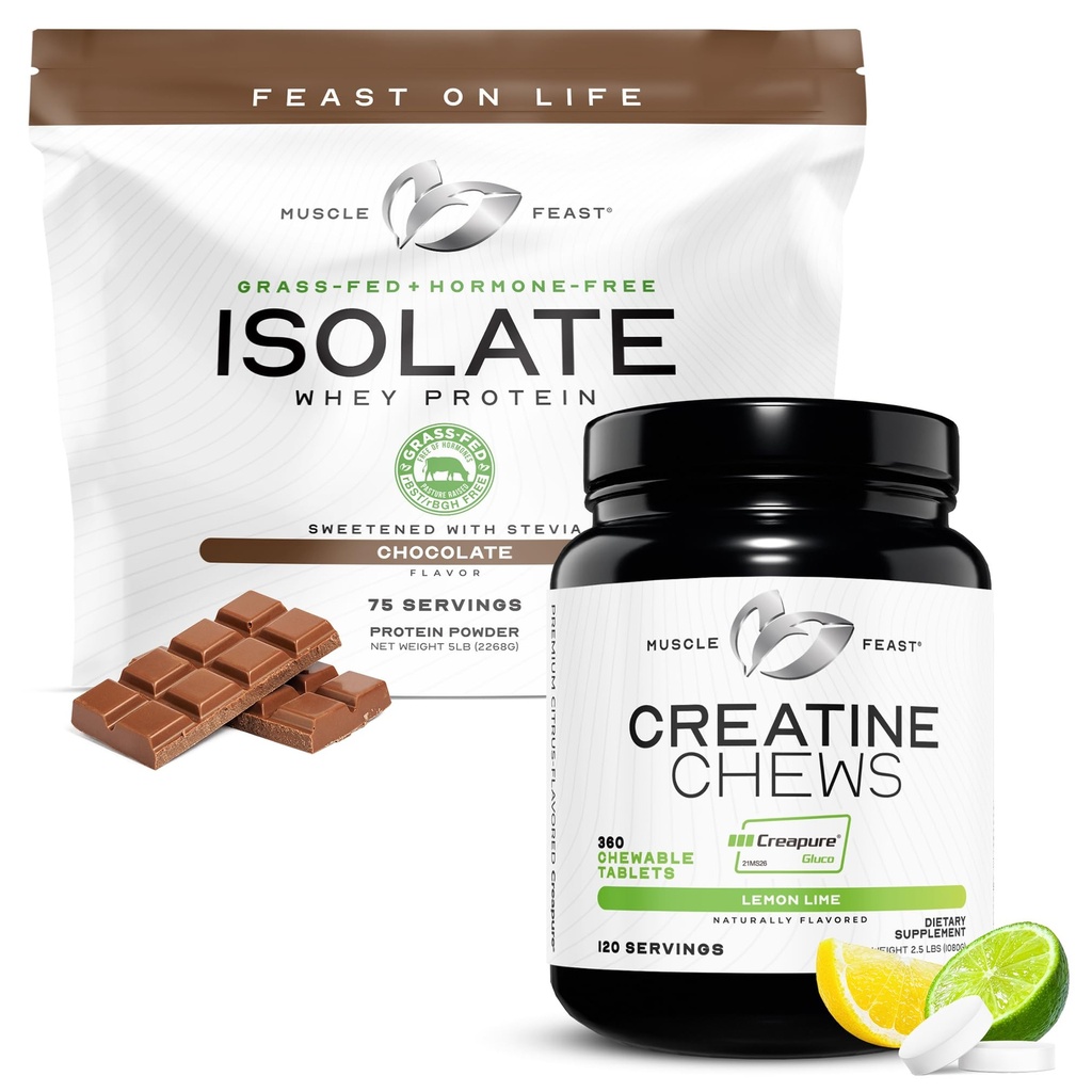 Kasşit + Kretine Candy (1994): 1 Whey proteini (Chocolate, 5lb) + 1 Kretine Candy (Lemon Lime, 360) | Premium Supplements, Vegetarian, Gluten Free