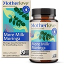 Motherlove More Milk Moringa (60 Liquid caps) Moringa-Βασισμένο συμπλήρωμα Γαλουχίας για την υποστήριξη της προσφοράς γάλακτος μαστού—Non-GMO, Βιολογικά Βότανα, Vegan, Kosher
