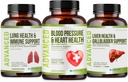Heart Health Blood Pressure Support Supplement - Υποστήριξη Πίεση αίματος & Υγιεινή κυκλικότητα Φυσικά με Hawthorn Berry & Hibiscus. Βιταμίνες Χάπια για Υγιή Υπέρταση (BP) & Υγιεινή Καρδιά.