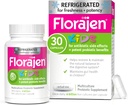 Florajen Çocuklar Probiyotikler, Daily Gut Health & Immune Support Supplement, Constipation and Bloating Relief, 30 Capsules (Refrigerated)